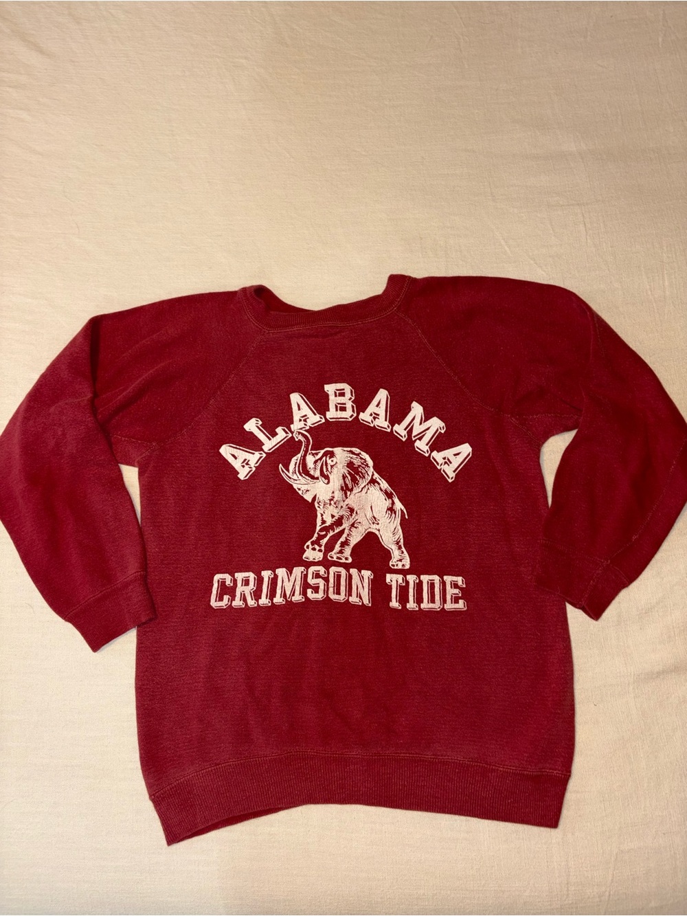 Vintage kids M-L Alabama Crimson Tide Crewneck Sweatshirt - Crimson